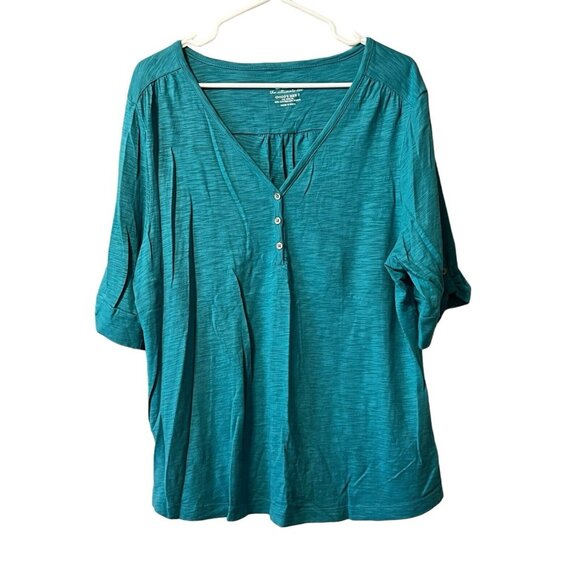 Chicos Women Top Size‎ 3 Extra Large The Ultimate Tee Casual Beach Summer Light - Picture 1 of 12